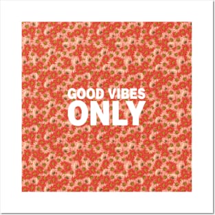 Good Vibes Only Pattern Posters and Art